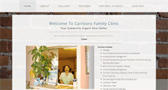 Desktop Screenshot of carrborofamilyclinic.com