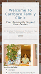 Mobile Screenshot of carrborofamilyclinic.com